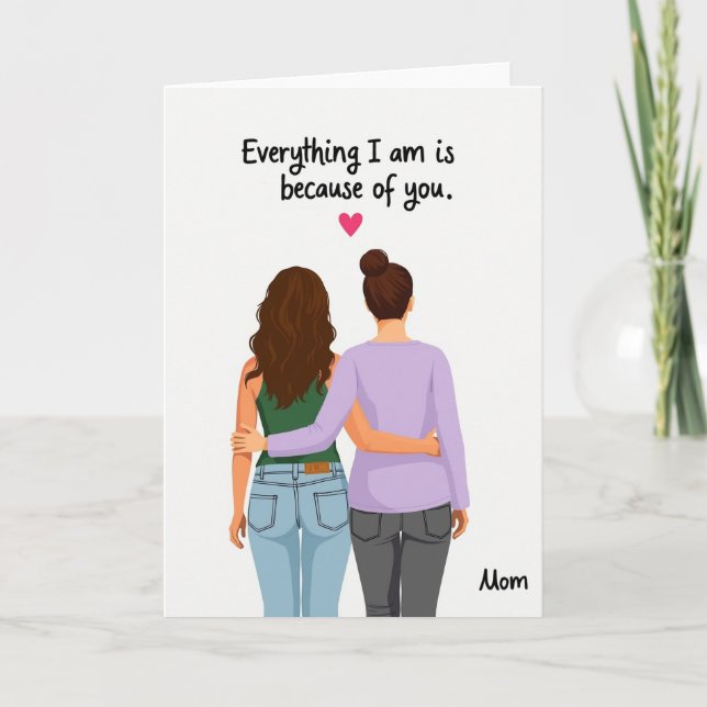 Tender Moms Love Sketch Card (Front)