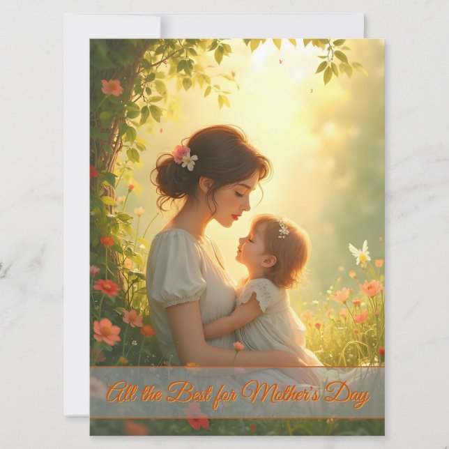 Tender Motherly Love in Blooming Light (Front)
