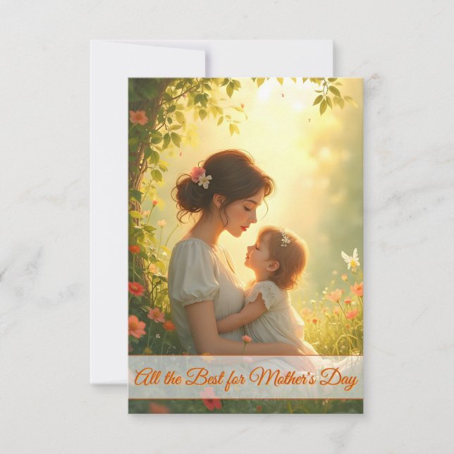 Tender Motherly Love in Blooming Light (Front)