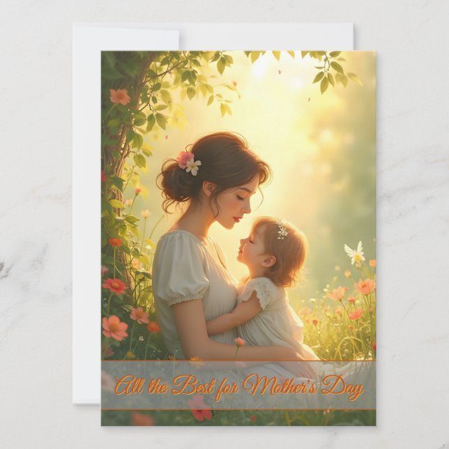 Tender Motherly Love in Blooming Light (Front)