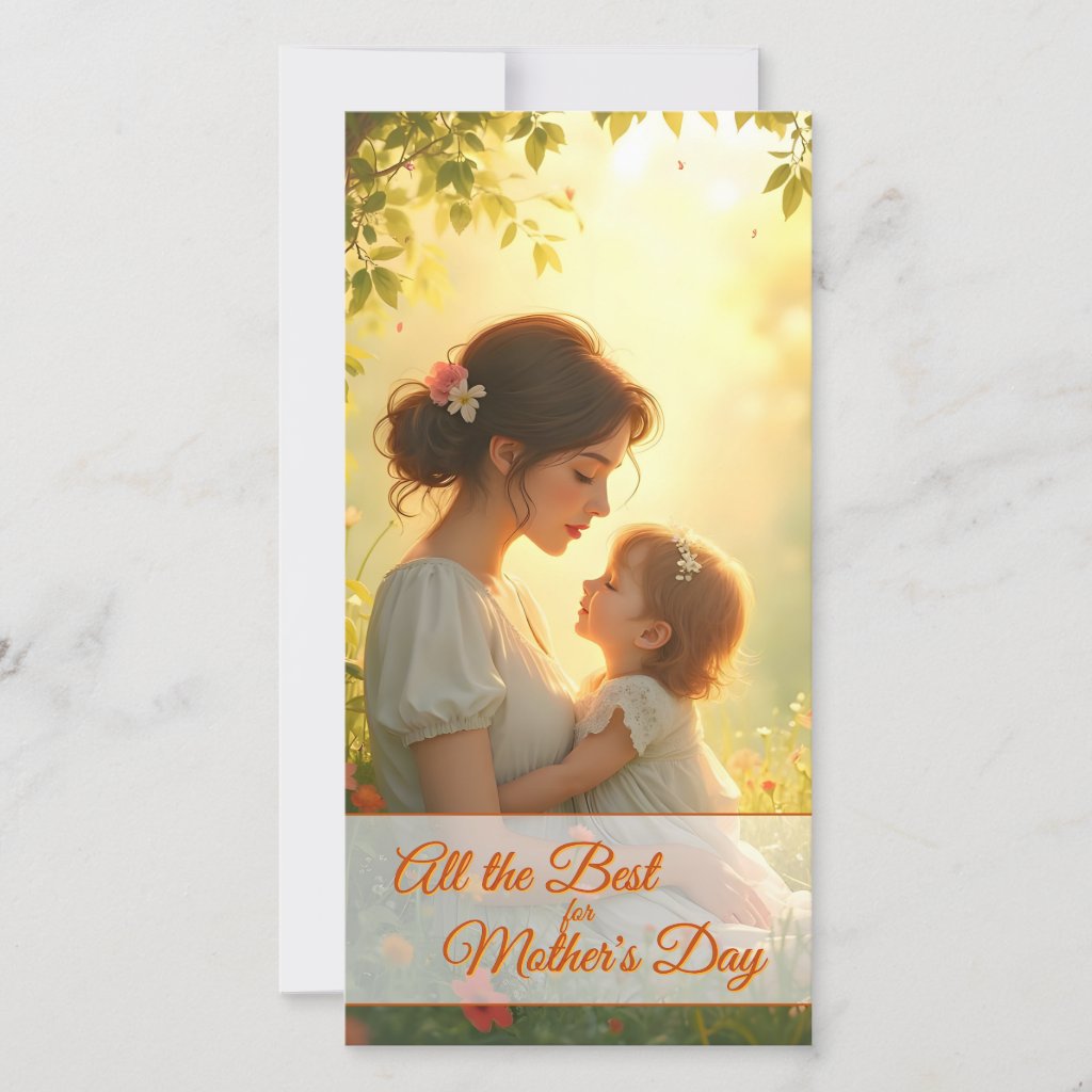Tender Motherly Love in Blooming Light