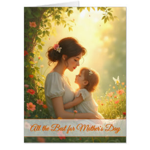Tender Motherly Love in Blooming Light Card