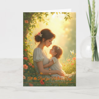 Tender Motherly Love in Blooming Light Card