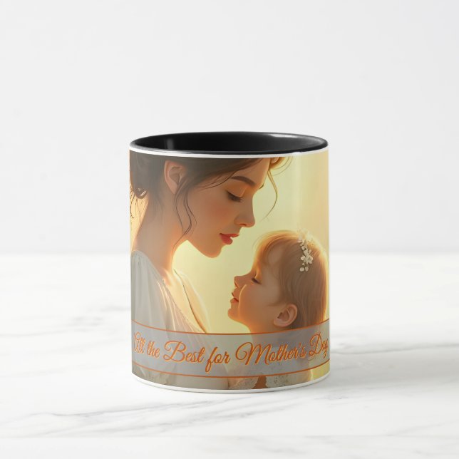 Tender Motherly Love in Blooming Light Mug (Center)