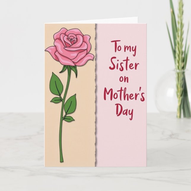 Tender Mothers Day Design Card (Front)
