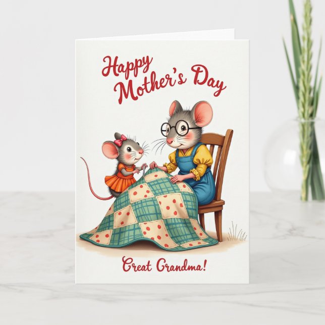 Tender Mothers Day Family Card (Front)