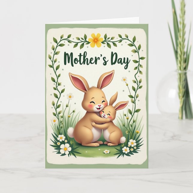 Tender Mothers Day Garden Card (Front)