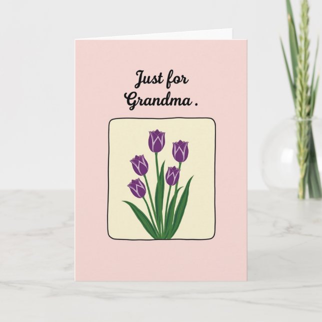 Tender Mothers Day Graphic Card (Front)