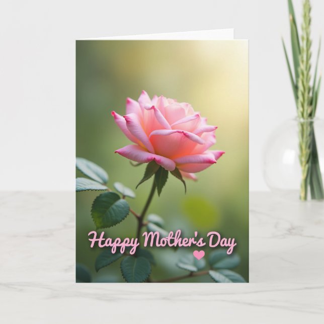 Tender Mothers Day Heart Card (Front)