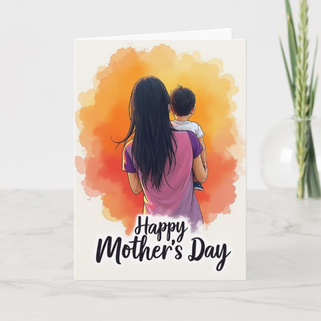 Tender Mothers Day Moment Card (Front)