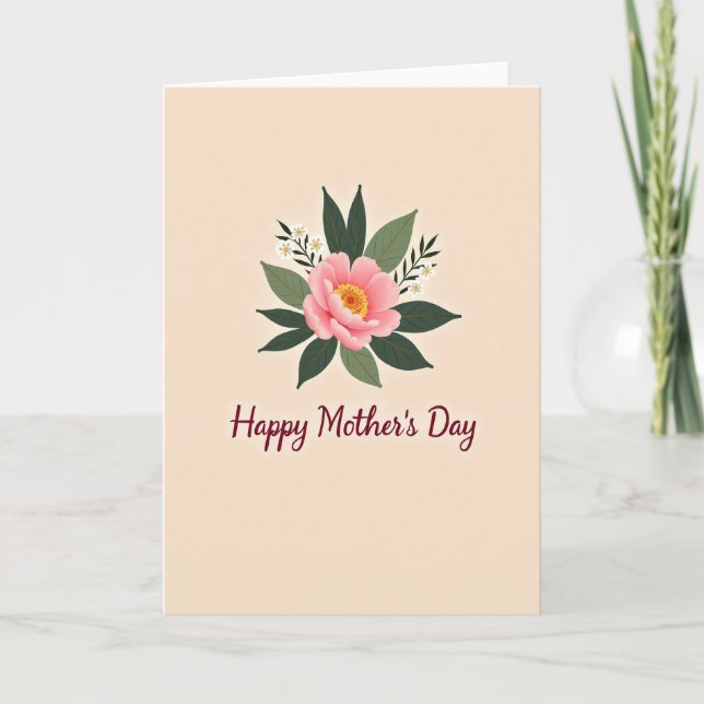Tender Mothers Day Scene Card (Front)