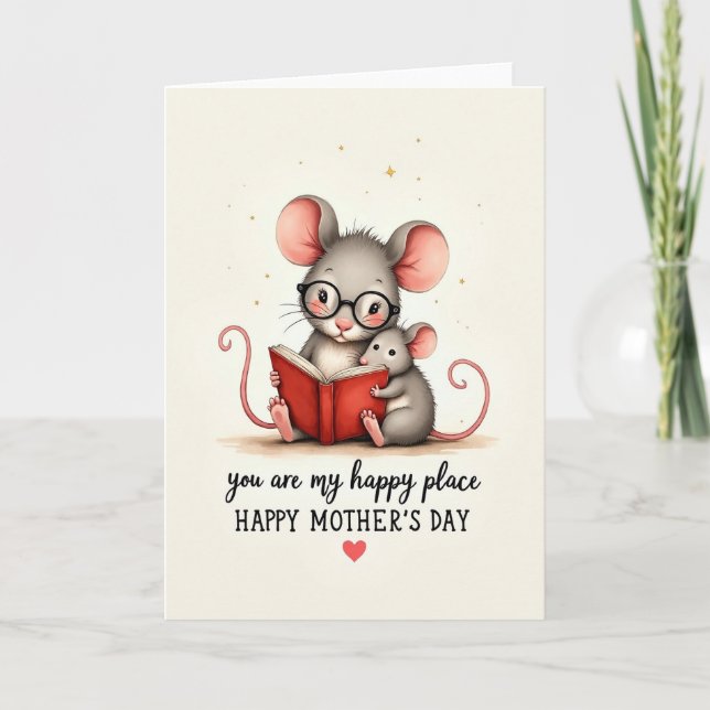 Tender Rodent Mothers Day Card (Front)