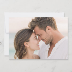 Tender Warm Romantic Photo Invitation