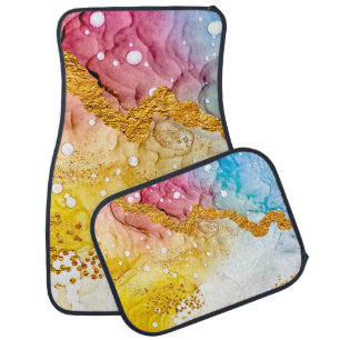 Tenderness in pastel colours. Unique creativity. I Car Floor Mat