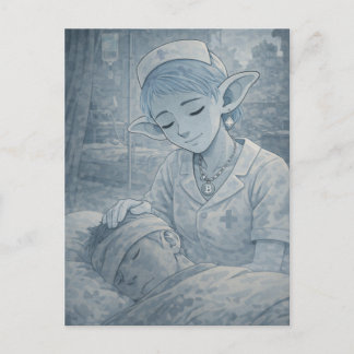Tenderness / Nurse / Hospital Postcard