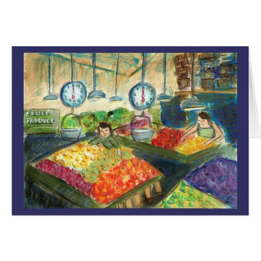 Tending the Produce Card (Front Horizontal)