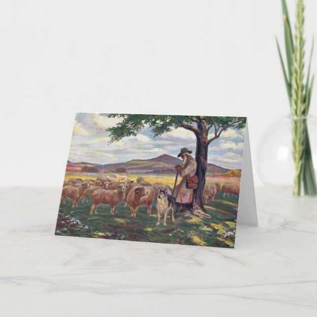 Tending the Sheep Card (Front)