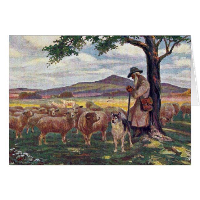 Tending the Sheep Cards (Front Horizontal)