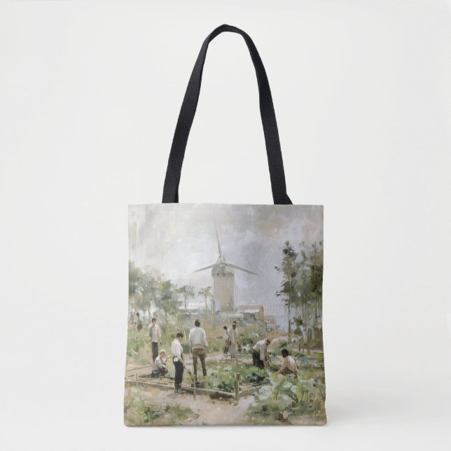 Tending Tomorrow: Working Together Tote Bag (Front)