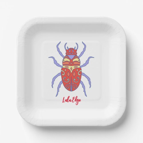 Tendo and the Bug Wars 7 Party Plate