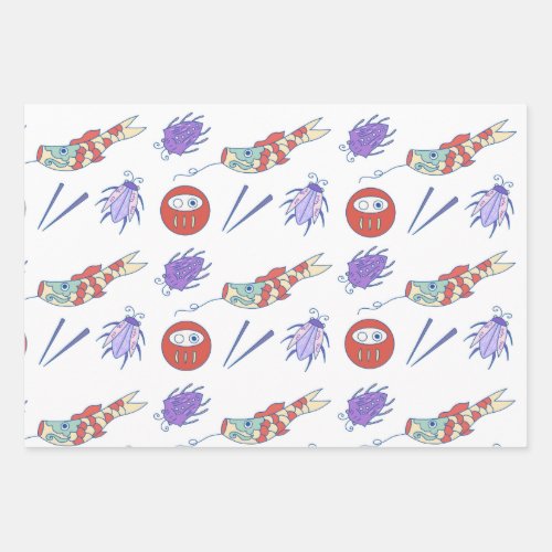 Tendo and the Bug Wars by Lulu Edge Wrapping Paper