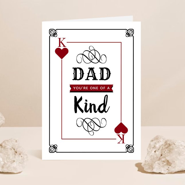 Tendy One Of A Kind Playing Card Father's Day (Creator Uploaded)