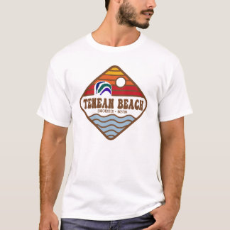 Tenean Beach Retro Diamond for light colored T-Shirt