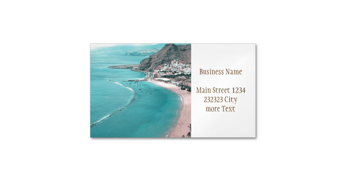 Tenerife Business Card Zazzle
