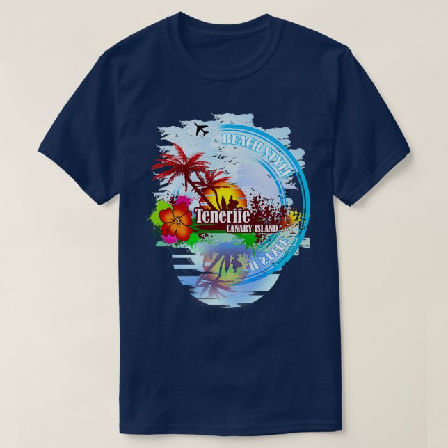 Tenerife Canary Island T-Shirt (Design Front)