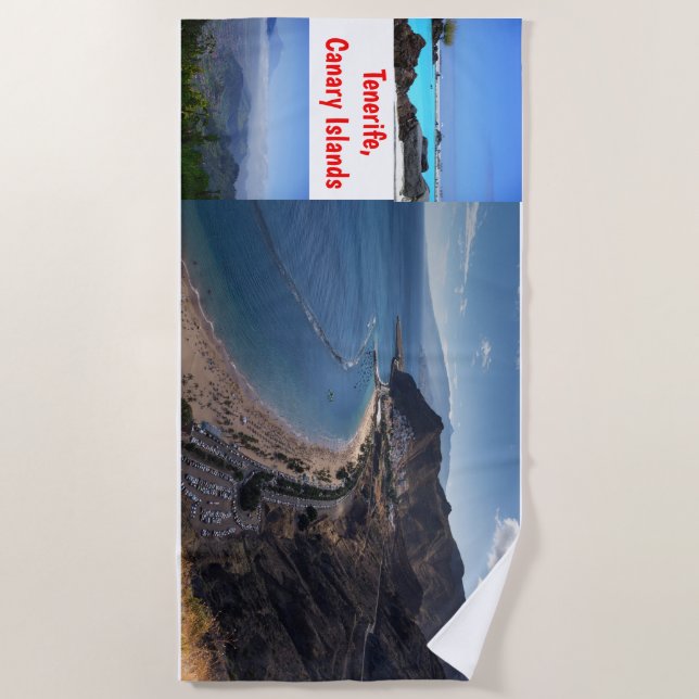 Tenerife, Canary Islands Beach Towel (Front)
