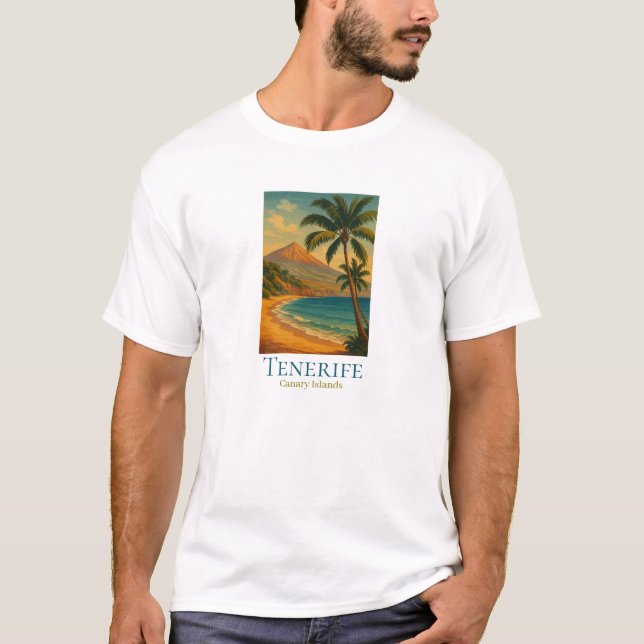 Tenerife Canary Islands Mount Teide Spanish Island T-Shirt (Front)