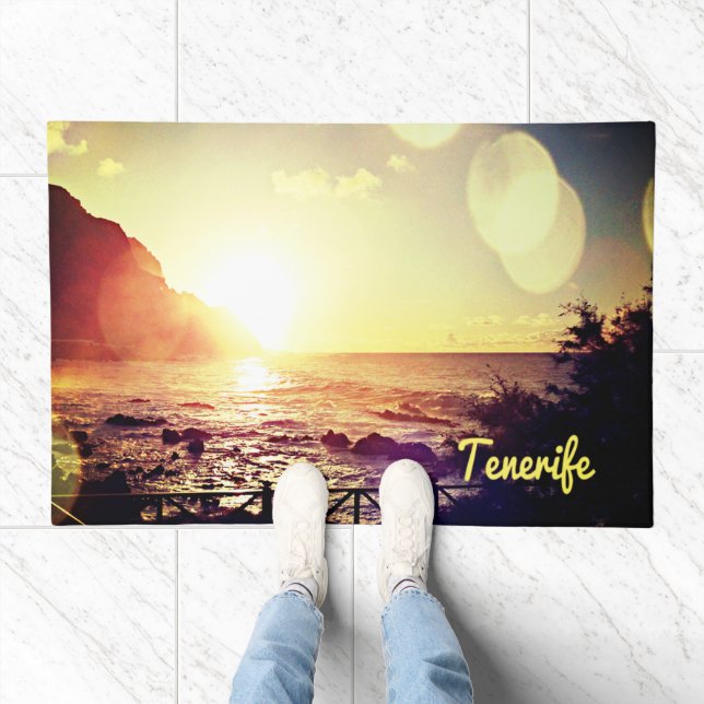 Tenerife Evening Lights Doormat (Indoor)