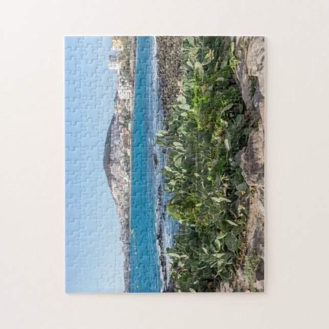 Tenerife Los Cristianos view puzzle (Vertical)