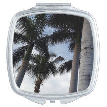 Tenerife Palm Trees Compact Mirror