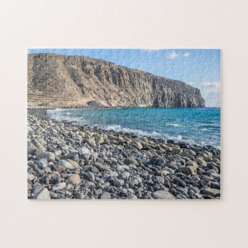 Tenerife pebbled beach puzzle