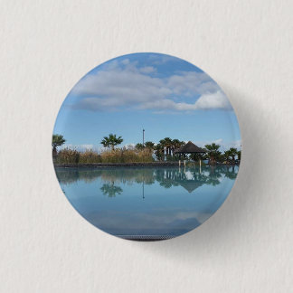 Tenerife Poolside View Button Badge