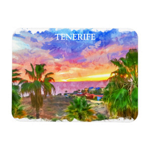 Tenerife Spain Canary Island vintage travel Magnet
