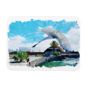 Tenerife Spain Canary Islands Vintage Travel Magnet