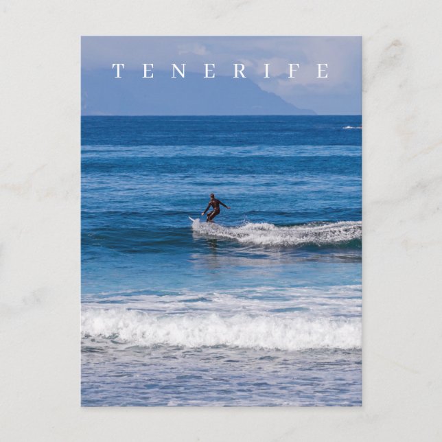 Tenerife surfer view postcard (Front)