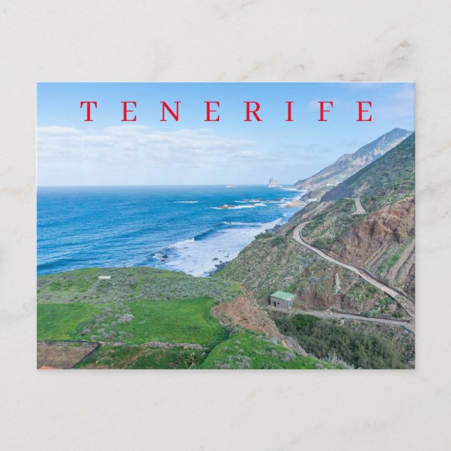 Tenerife Taganana view postcard (Front)
