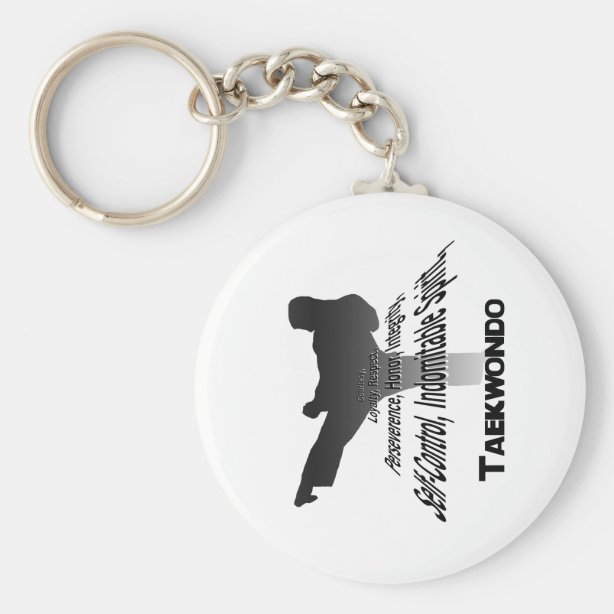 Taekwondo Keychains No Minimum Quantity Zazzle
