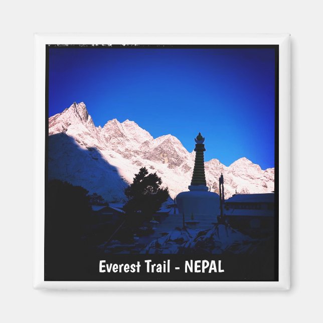 Tengboche, Everest trail views, Sagarmatha - Nepal Magnet (Front)