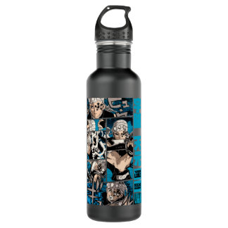 Tengen Uzui Desing = DEMON SLAYER = Manga Panel S0 Stainless Steel Water Bottle