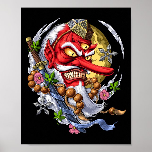 Tengu Japanese Demon Poster (Front)