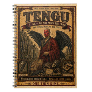 Tengu, Vintage Circus Monster Notebook