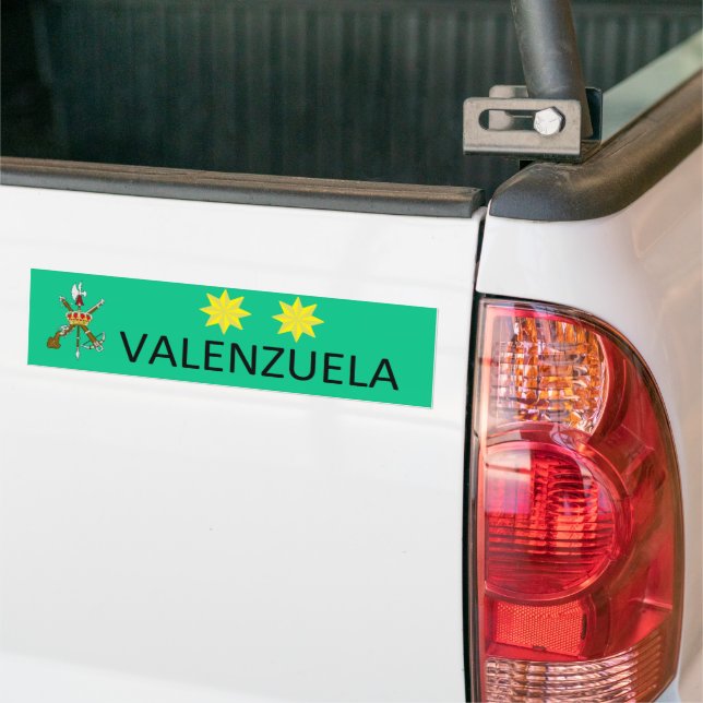 TENIENTE CORONEL VALENZUELA BUMPER STICKER (On Truck)