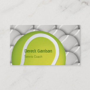 Tenis Coach Sport Business Card