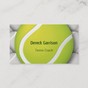 Tenis Coach   Sport Business Card