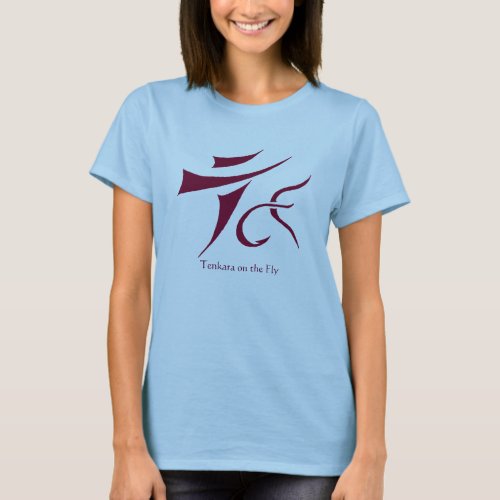 Tenkara on the Fly t_shirt Ladies