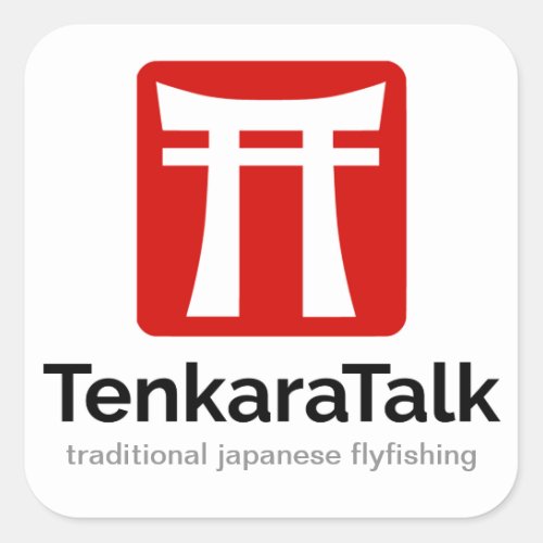 Tenkara Sticker _ Square 3
